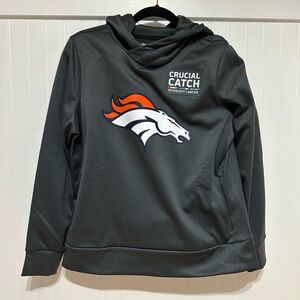 Nike Drifit crucial catch Denver broncos women’s hoodie NWOT
